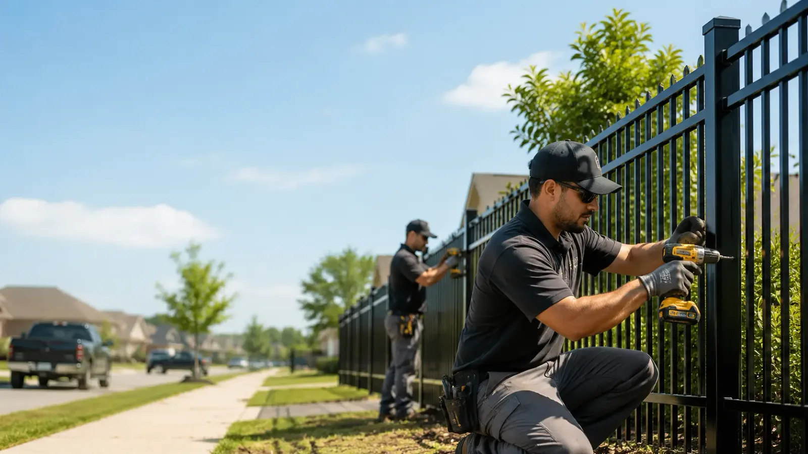 Metal Fence Installation in Durand, MI